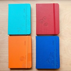 Journal with Padded and Stitched Covers Set Of 4